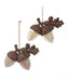Acrylic Brown or Gold Acorn Ornament - (Single) Various Colors