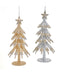 Acrylic Platinum Or Gold Tree Ornament - Single, Various Options