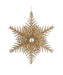 Champagne Gold Snowflake Ornament