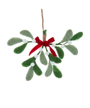 Wool Mistletoe Ornament