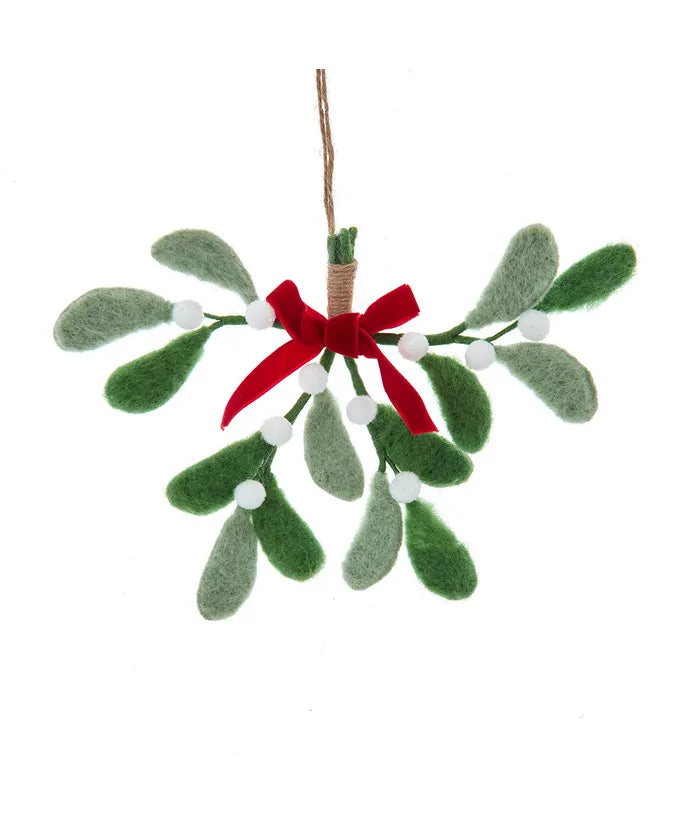 Wool Mistletoe Ornament