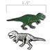UPG T-Rex Now and Then Enamel Pin Set