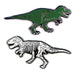 UPG T-Rex Now and Then Enamel Pin Set