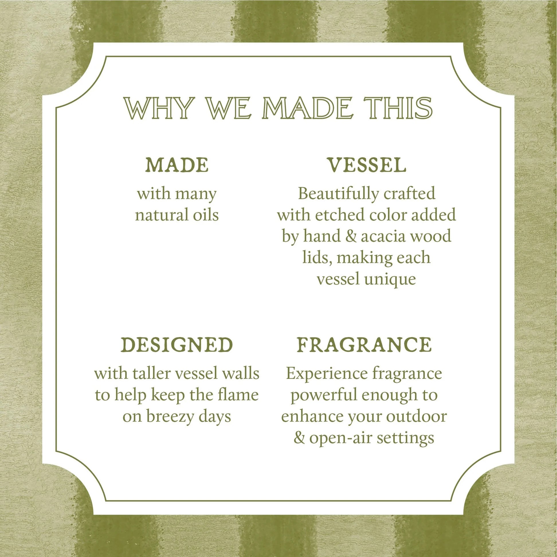 Thymes Outdoor Oasis Citronella Grove Medium Candle