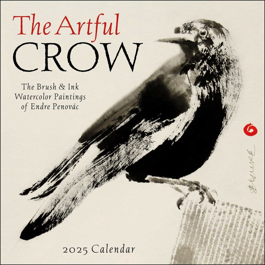 The Artful Crow 2025 Wall Calendar    