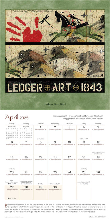 The Lakota Way 2025 Wall Calendar    