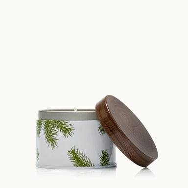 Thymes Frasier Fir Candle Pine Branch Tin