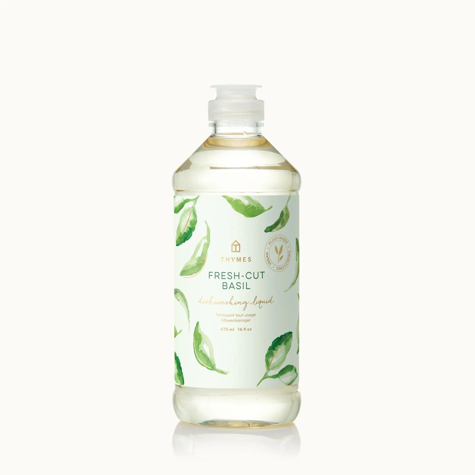 Thymes Fresh-Cut Basil Dishwashing Liquid