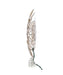 Capiz Silver and White Light Up Sunburst Tree Topper