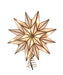 Capiz Light Up Gold Star Tree Topper
