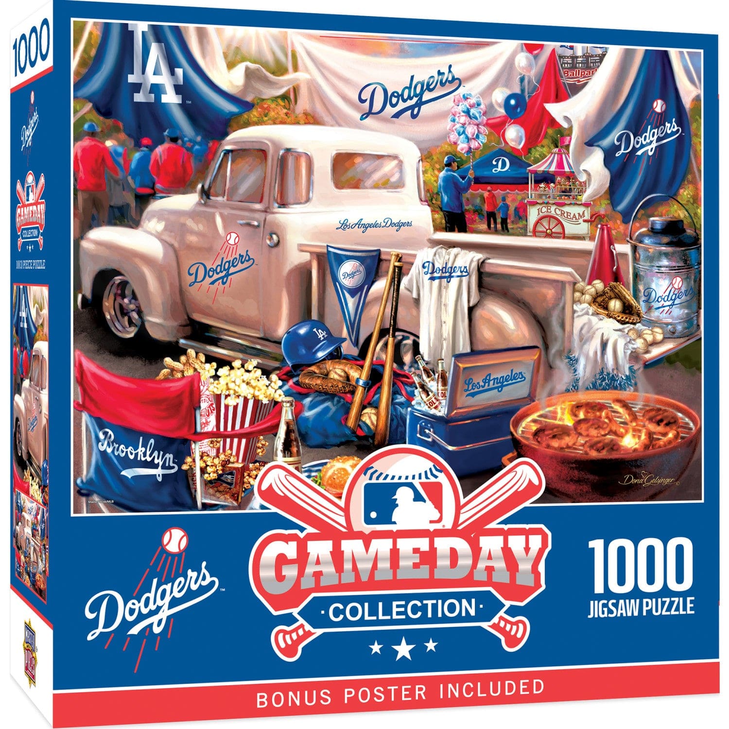 Los Angeles Dodgers Game Day Collection 1000 Piece Puzzle