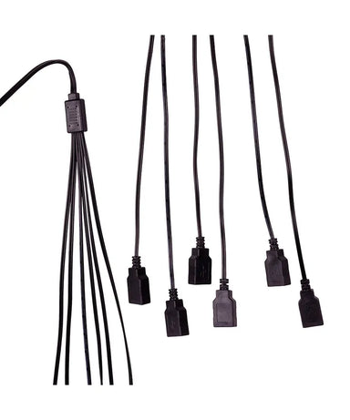 KA 6' USB Extension Cord With 6 Ports