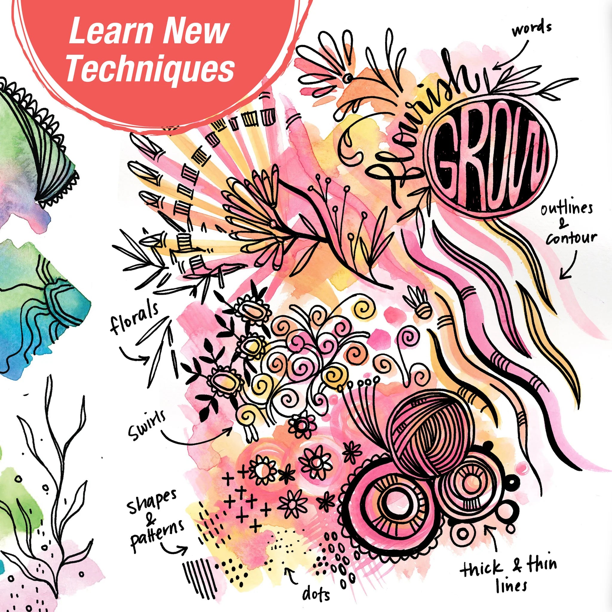 FABR DOODL BK RVRS COLOR BRIGHT