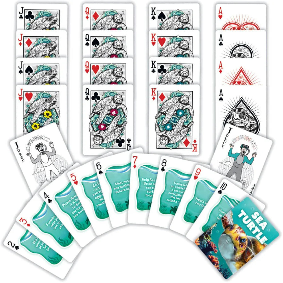 MSTR Sea Turtle Playing Cards