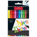 FABR BLK ED COLOR FELT TIP 10
