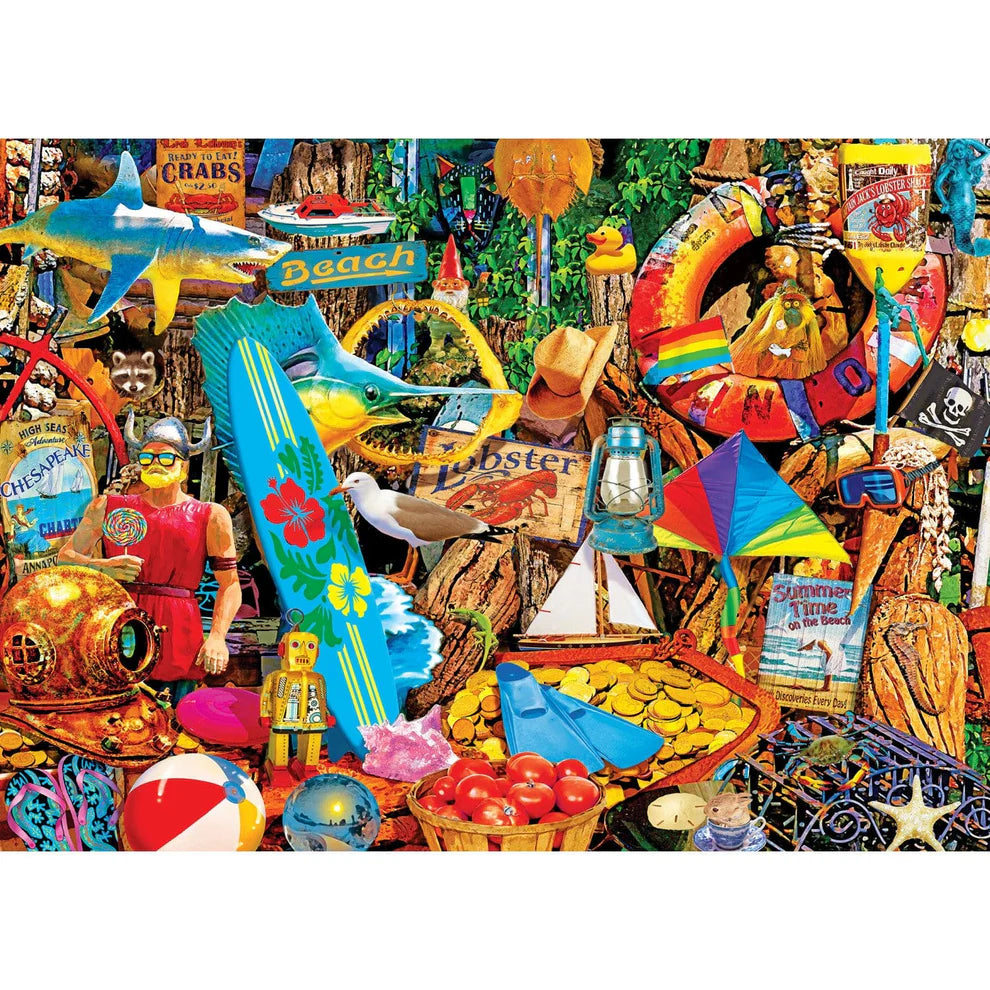 Beach Time Flea Market 1000 Piece Flashbacks Puzzle