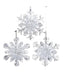 Snowflake Ornament -(Single) Various Options