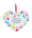 Handprint Heart Teacher Ornament