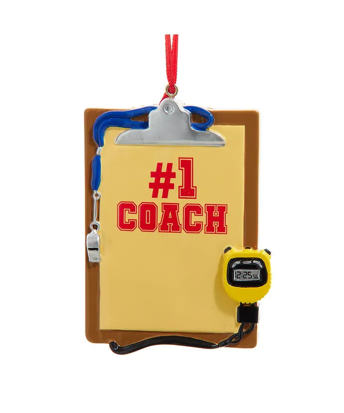#1 Coach Ornament
