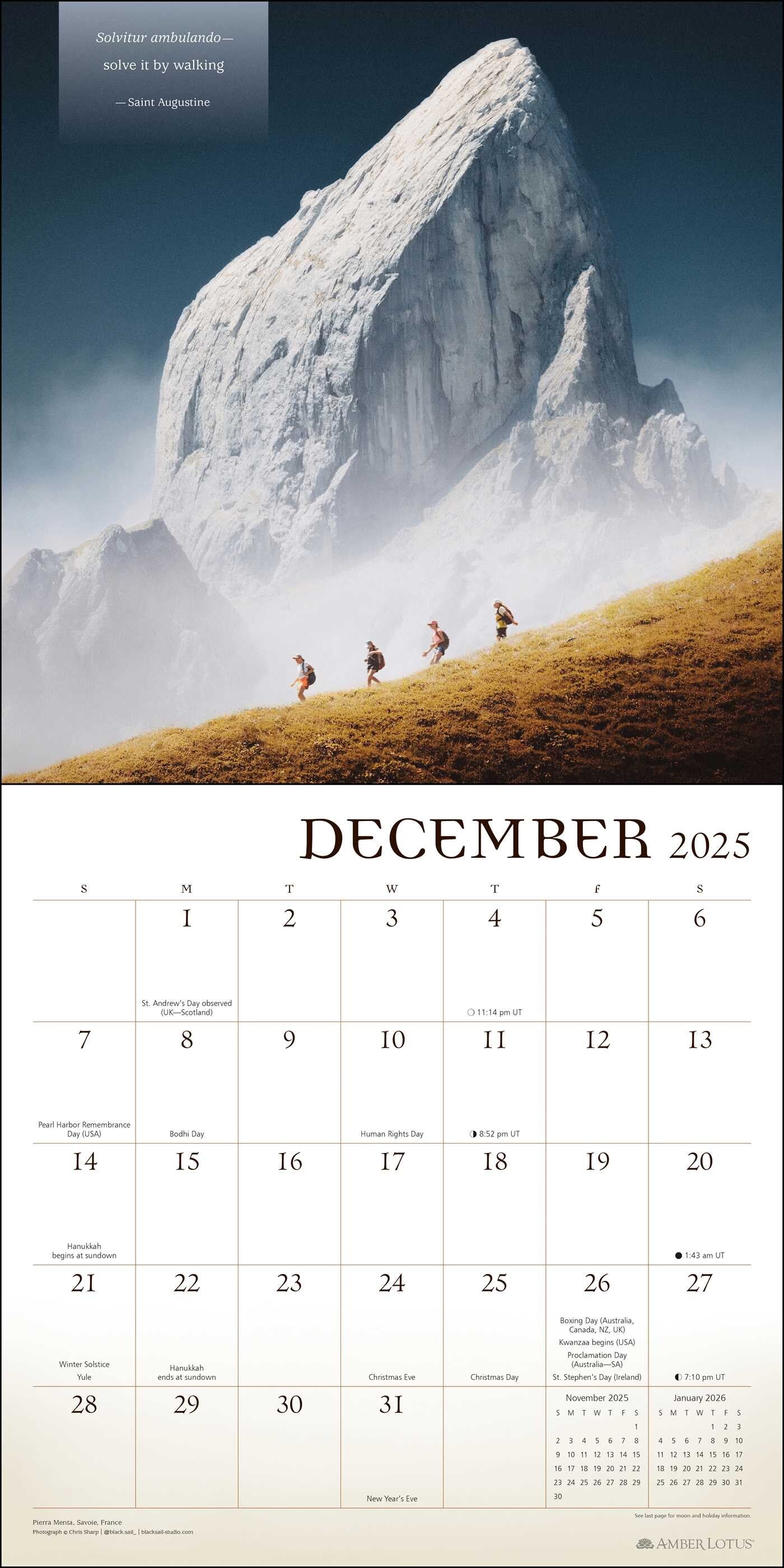 Wanderlust 2025 Wall Calendar    