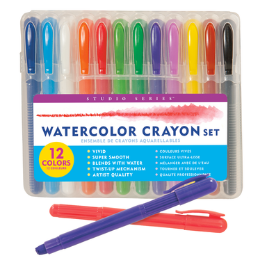 PTR Studio Series Watercolor Crayon Set (Set of 12)