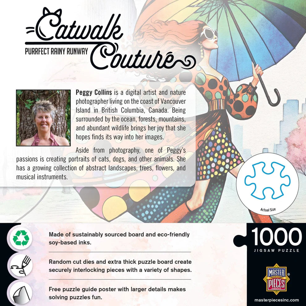 Perfect Rainy Runway 1000 Piece Catwalk Couture Puzzle