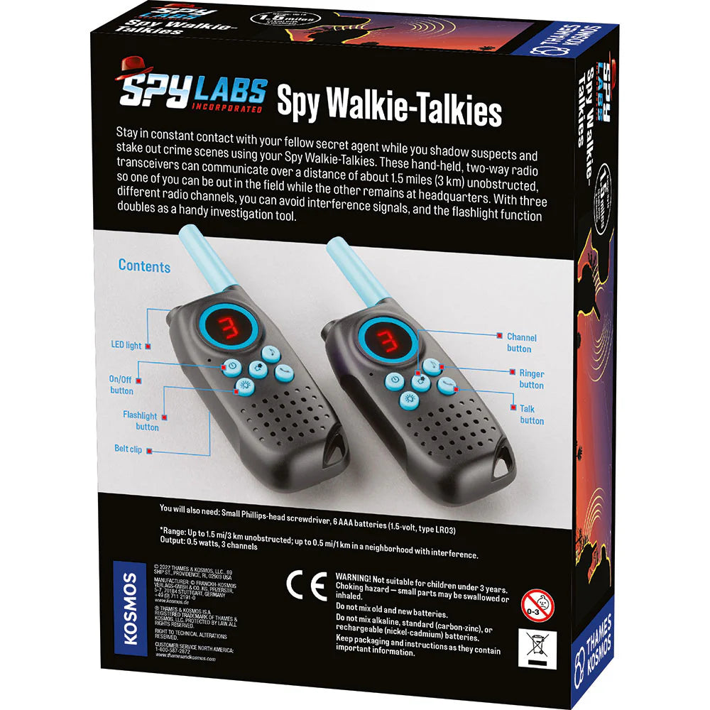 Spy Labs Spy Walkie-Talkies