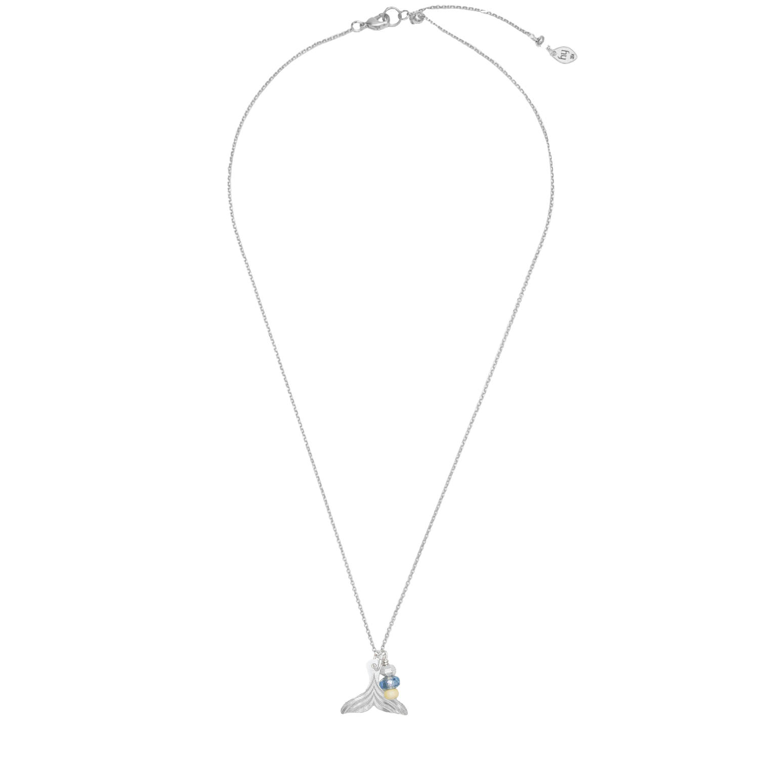 Holly Yashi Whale Tail Pendant Necklace - Silver