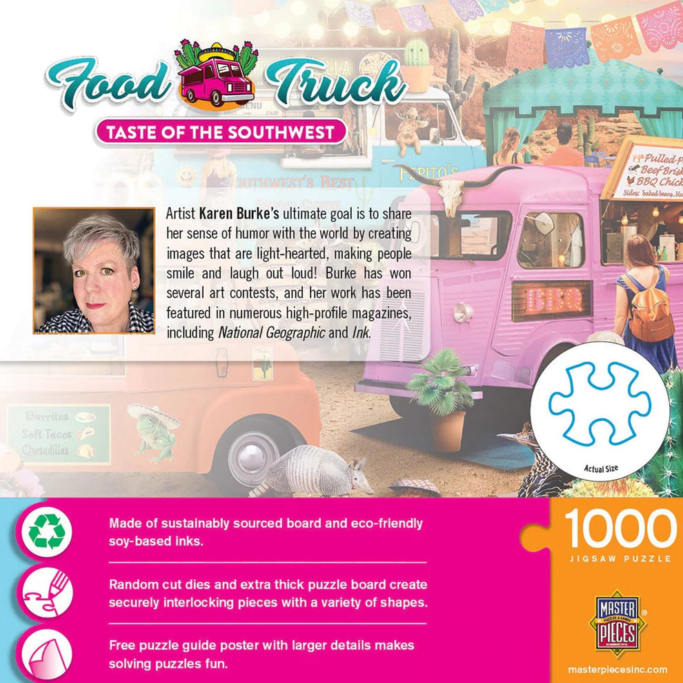 Taste of The Southwest 1000 Piece Food Truck Round Up Puzzle