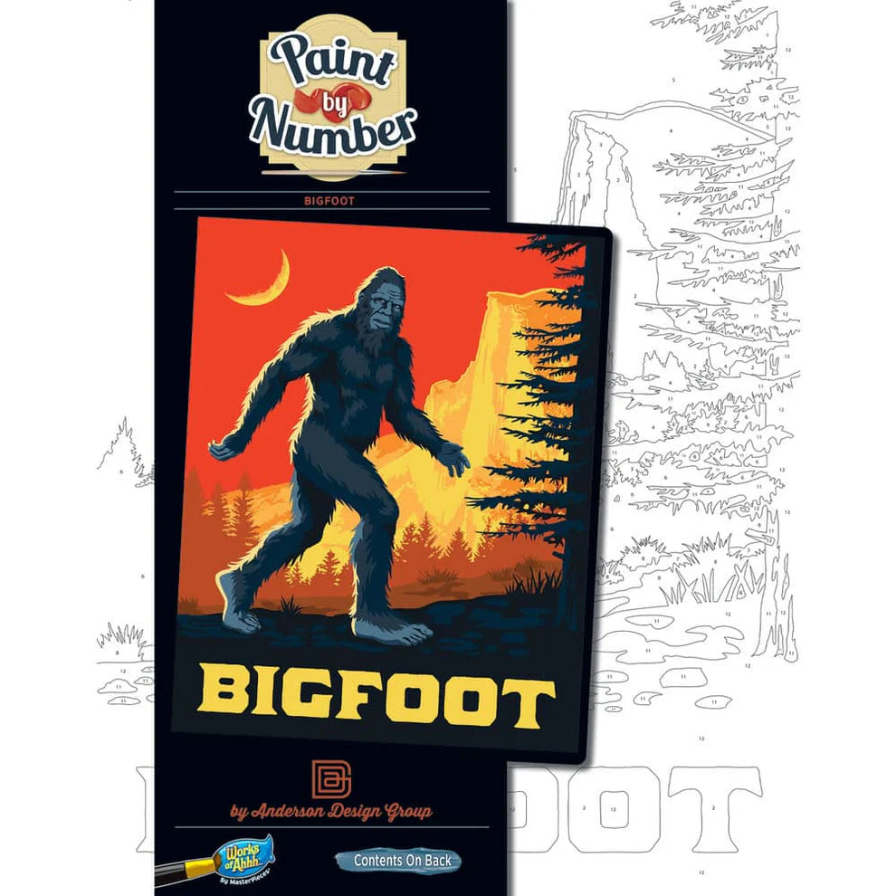MSTR Bigfoot Paint-by-Number Kit