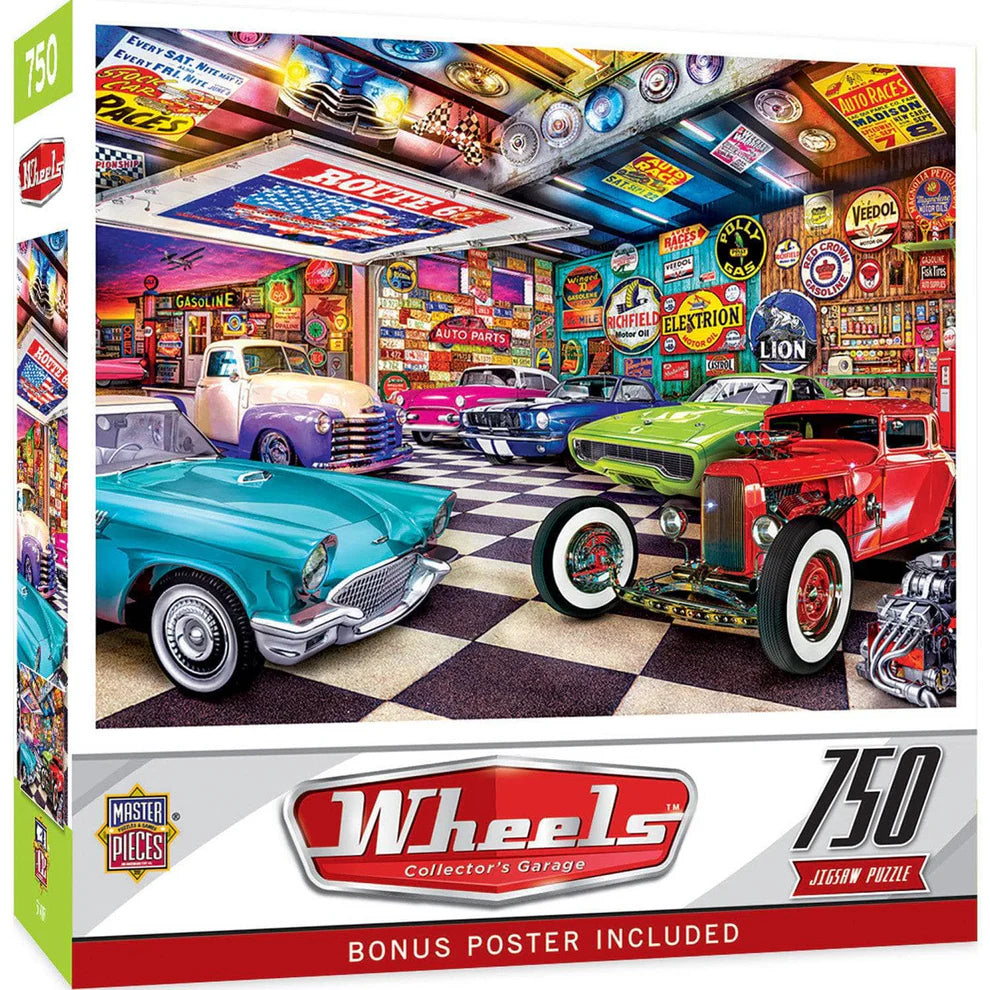 Collectors Garage Wheels 750 Piece Puzzle