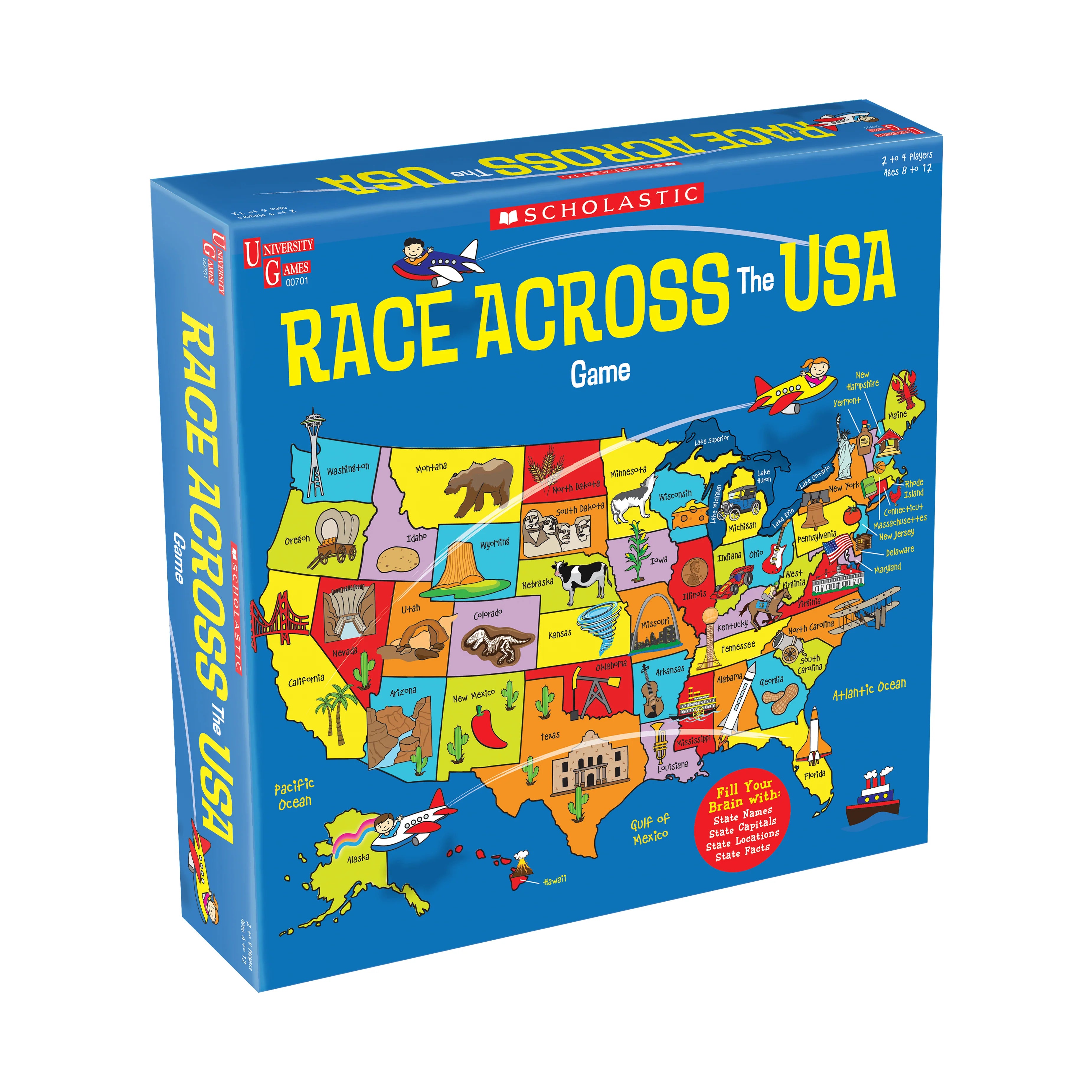 UNIVG Scholastic - Race Across the USA Game