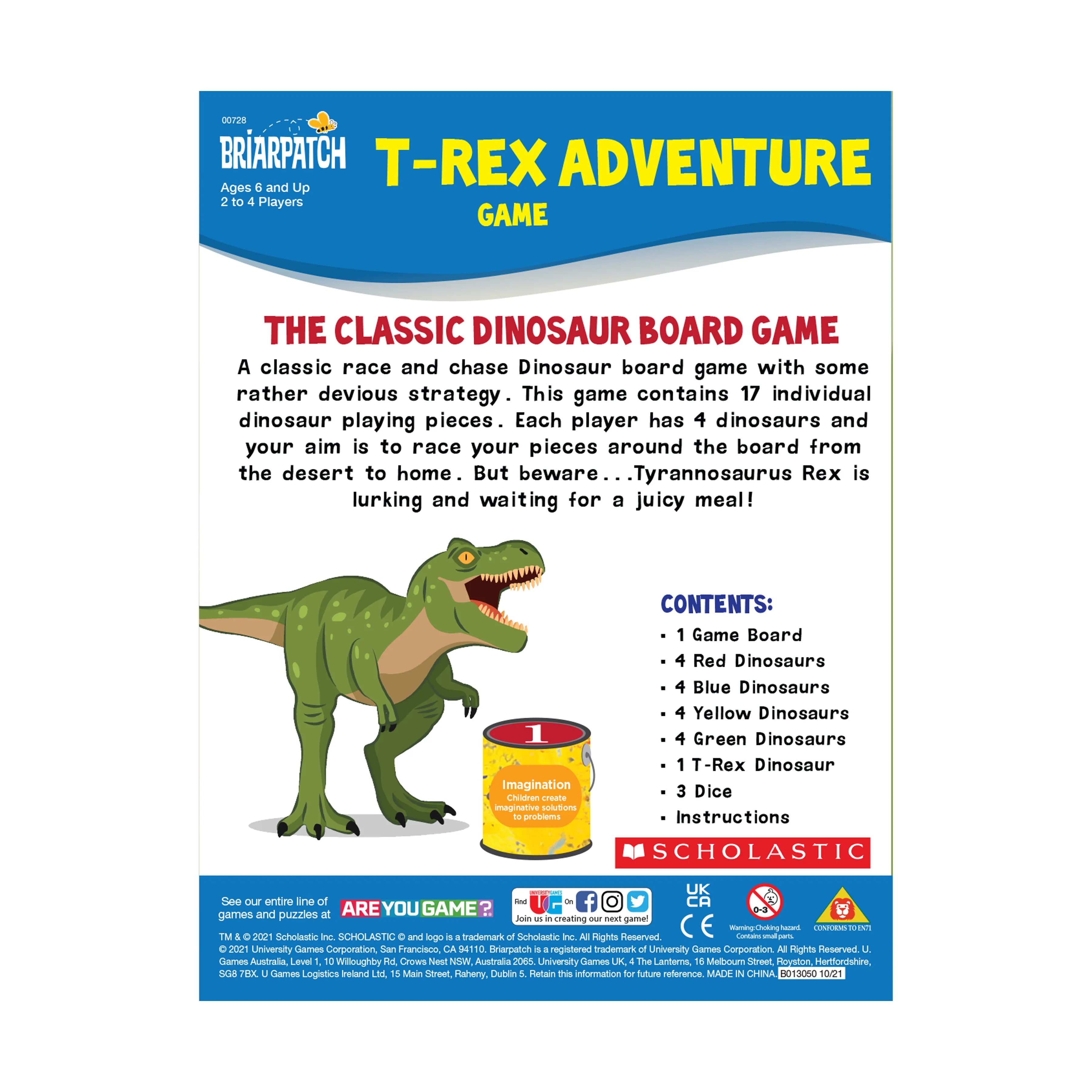 UNIVG T-Rex Adventure Game