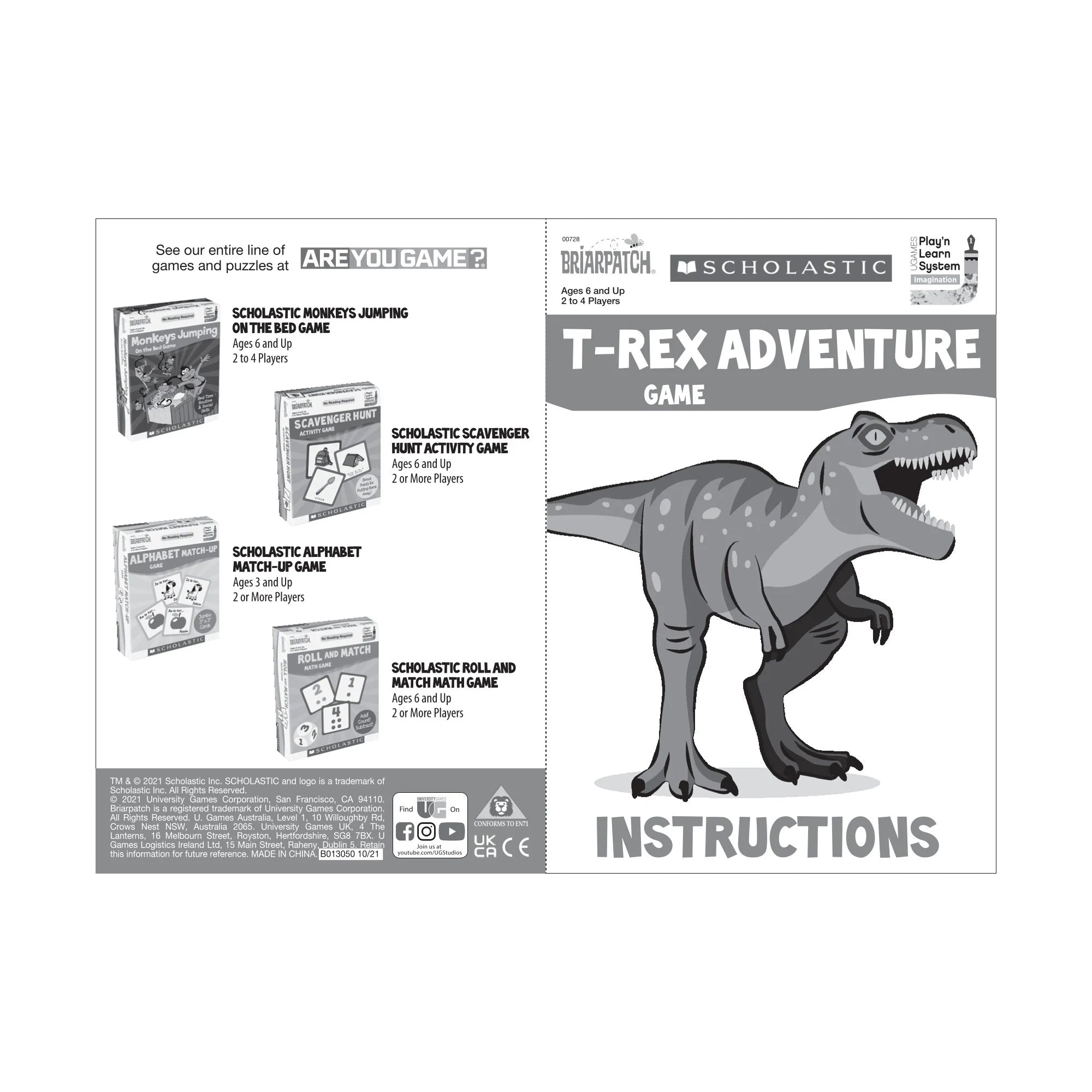 UNIVG T-Rex Adventure Game