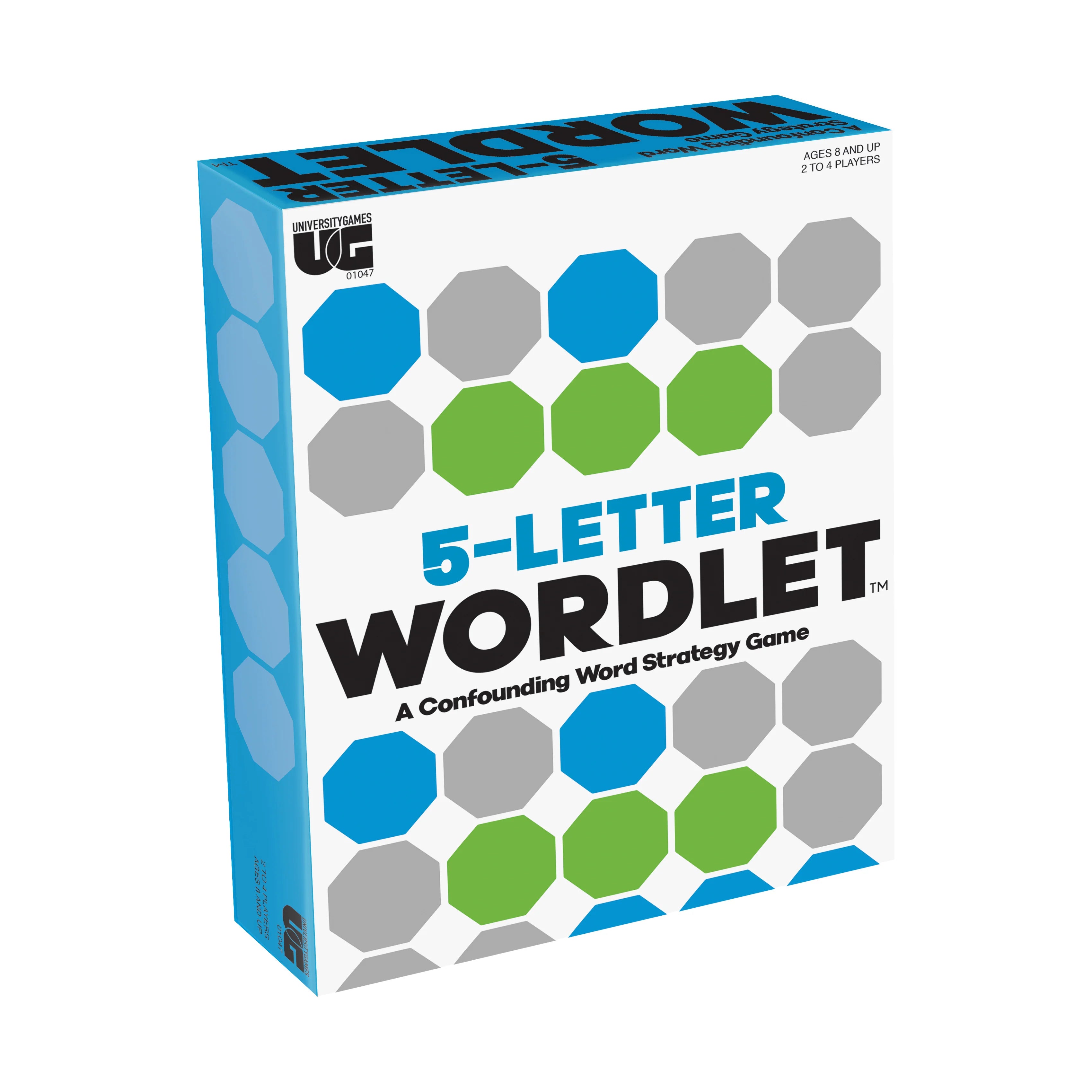 UNIVG 5 Letter Wordlet - A Confounding Word Strategy Game
