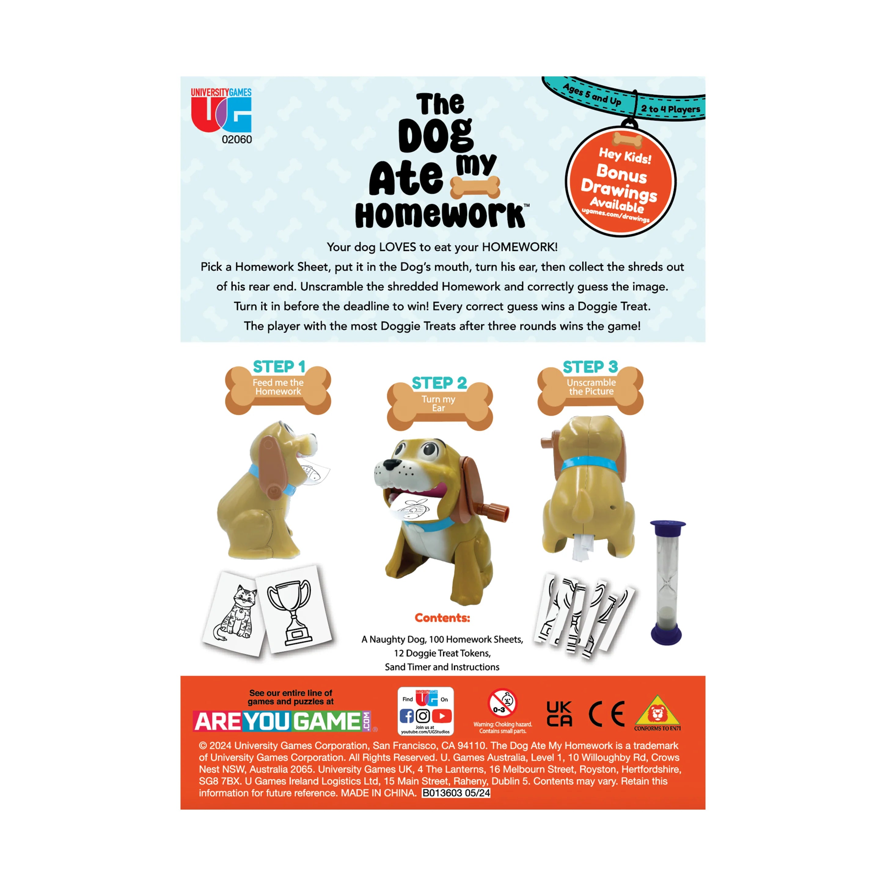 UNIVG The Dog Ate My Homework Game