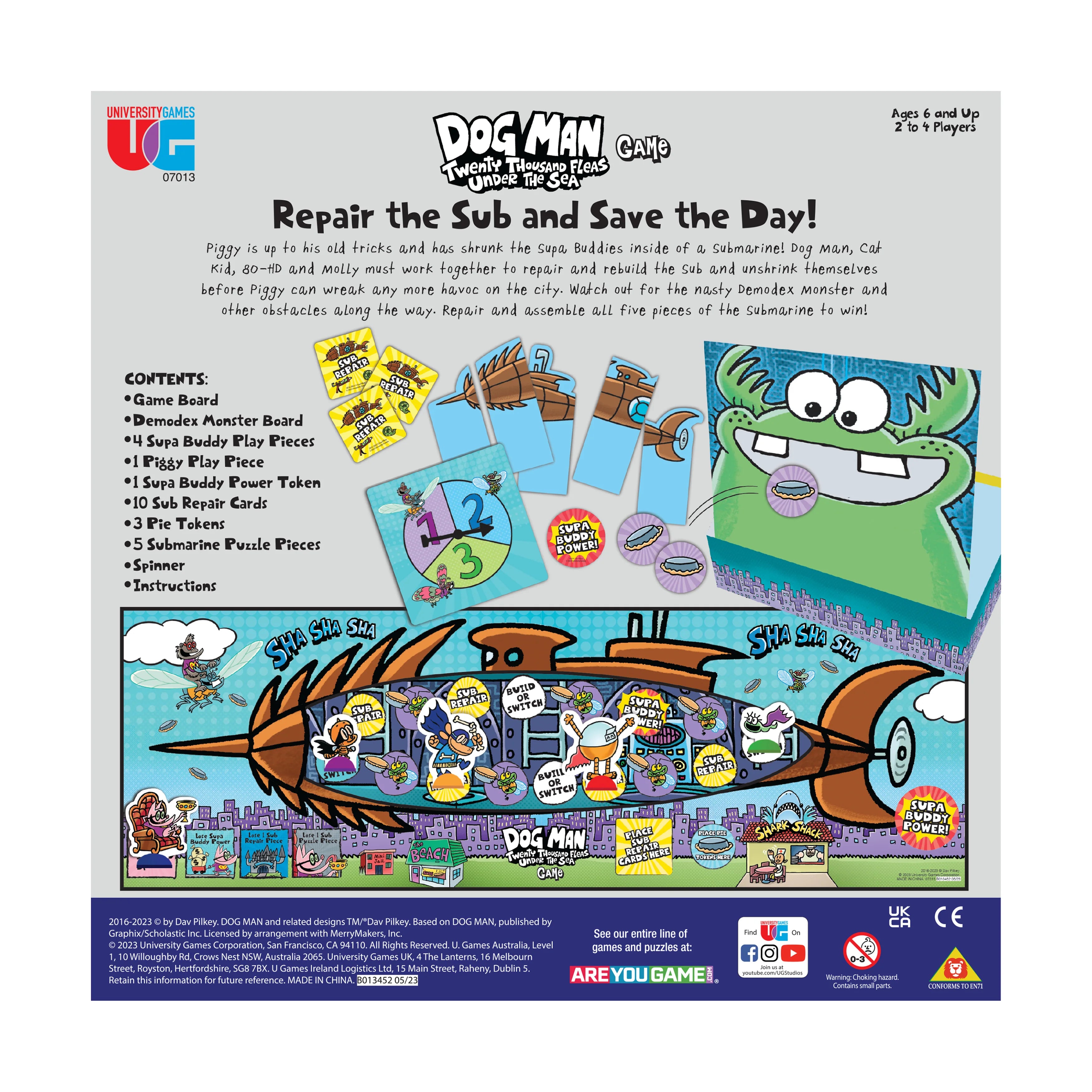 UNIVG Dog Man - Twenty Thousand Fleas Under the Sea Game