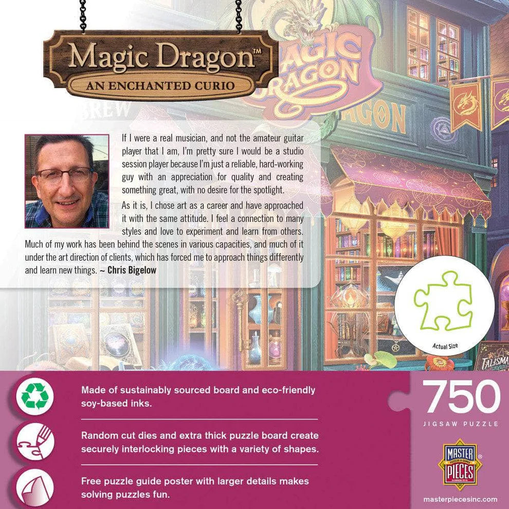 Magic Dragon An Enchanted Curio 750 Piece Puzzle