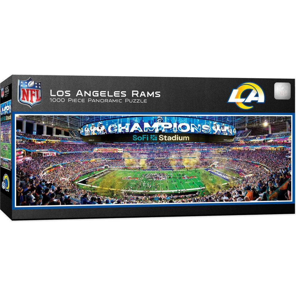 Los Angeles Rams NFL SoFi Stadium 1000 Piece Panoramic Puzzle