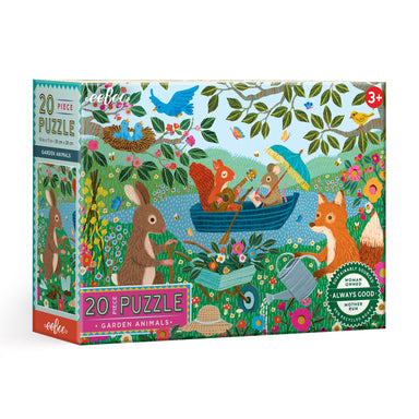 eeBoo Garden Animals 20 Piece Puzzle