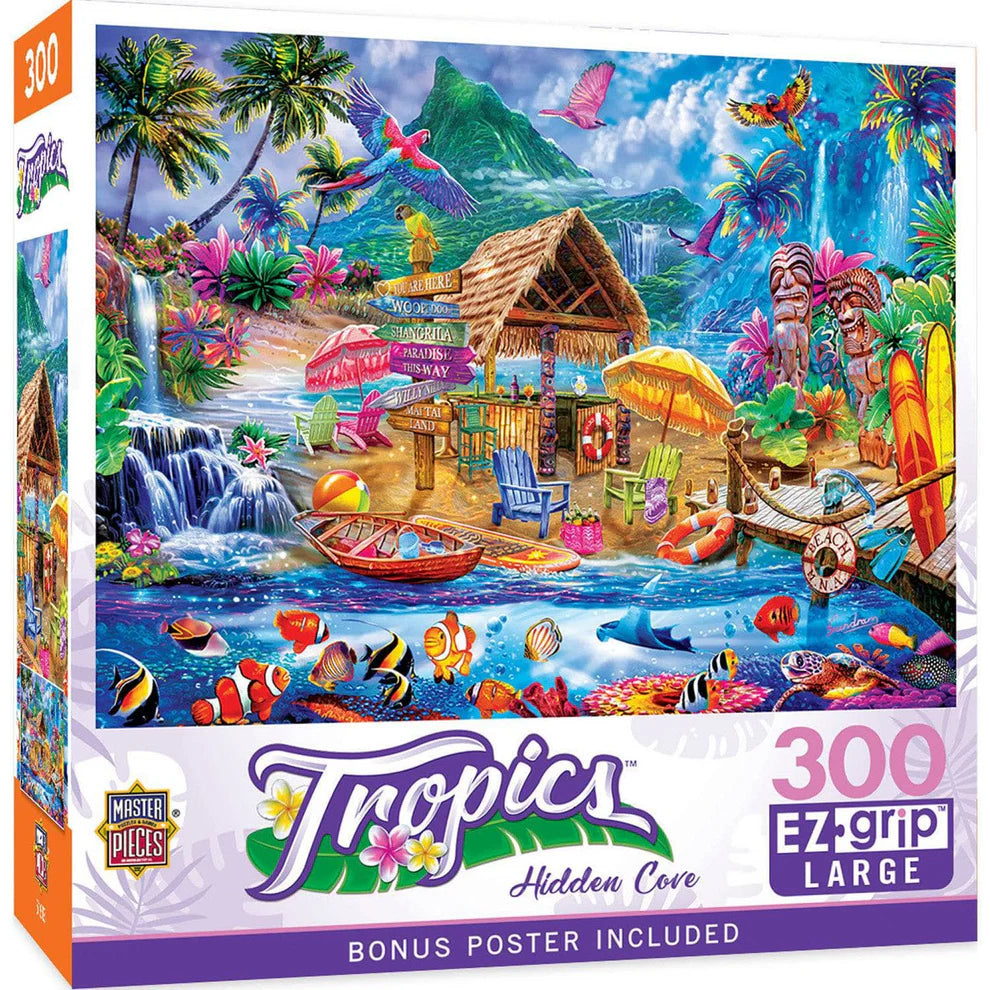 Tropics Hidden Cove 300 Piece Large Format Puzzle