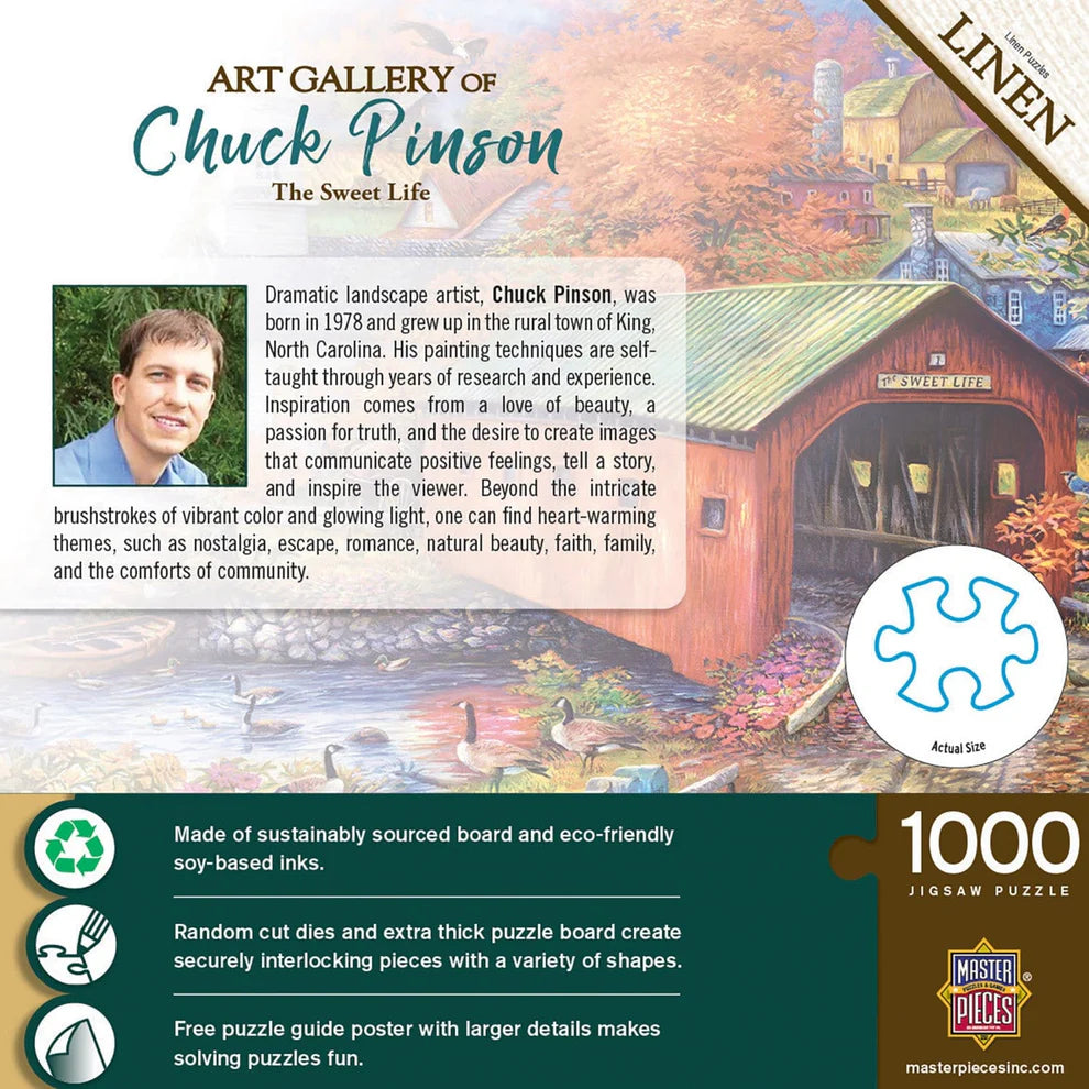 The Sweet Life Art Gallery of Chuck Pinson 1000 Piece Puzzle