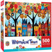 Our Neighborhood Whimsical Town 500 Piece Puzzle