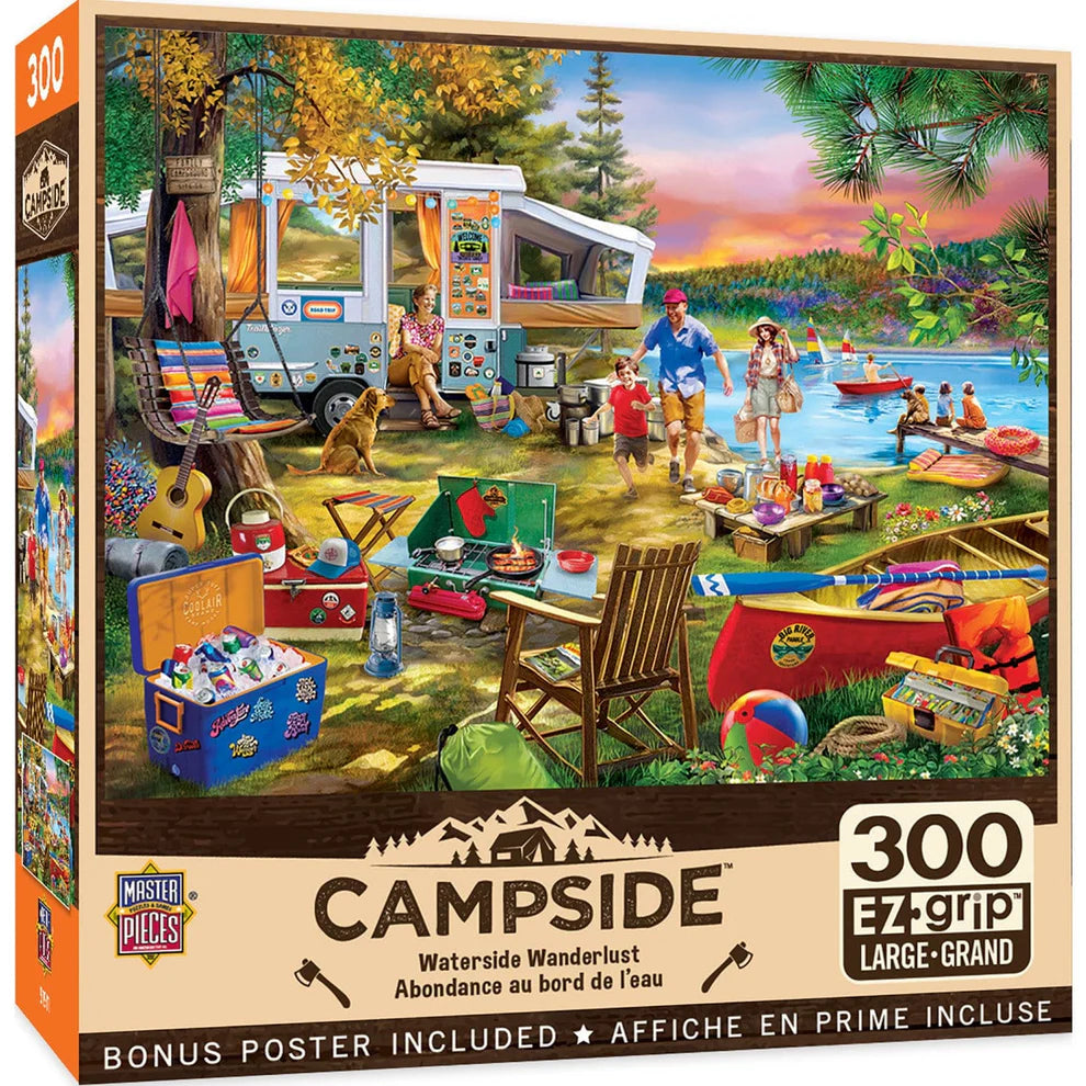 Waterside Wanderlust Campside 300 Piece Large Format Puzzle
