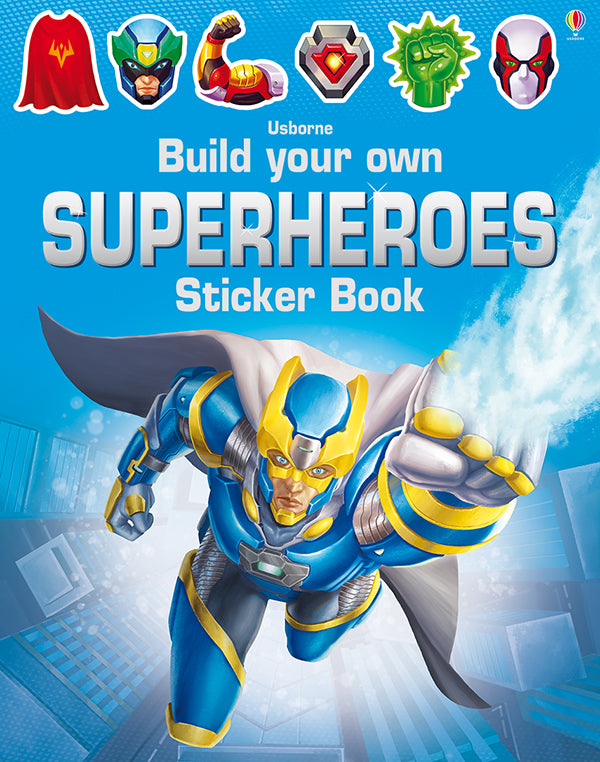 Build Your Own Superheroes Sticker Book    