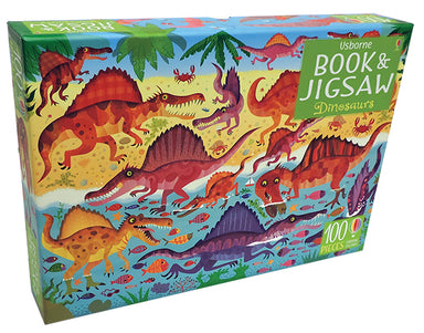 Dinosaurs - Book & 100 Piece Jigsaw Puzzle    