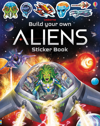 Build Your Own Aliens Sticker Book    