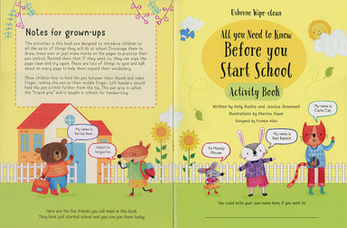 Wipe Clean - All You Need to Know Before You Start School    