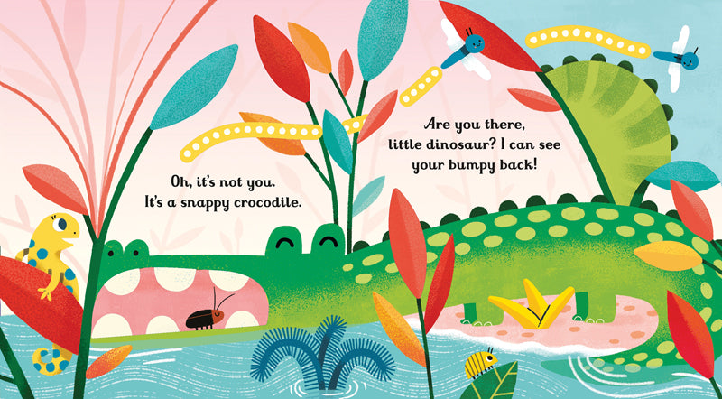Are You There Little Dinosaur? - Little Peek Through Book    