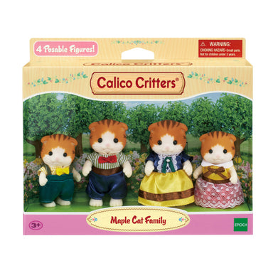 Calico Critters - Maple Cat Family    
